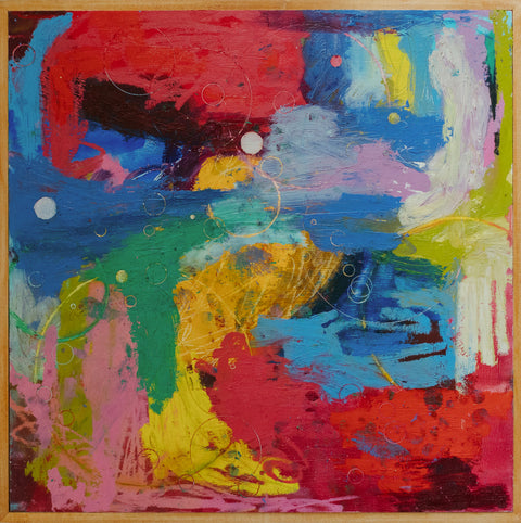 "Wonder #1"18.5 x 18.5 Oil on Wood Panel