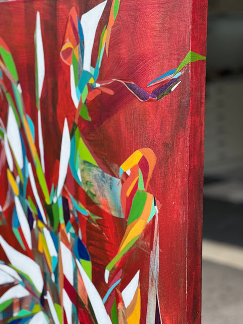 "Intersect" 36 x 36 Acrylic & Oil