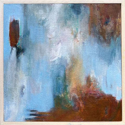 "Weightless Strength" 12 x 12 Mixed Media