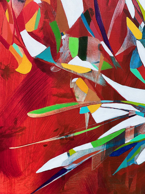 "Intersect" 36 x 36 Acrylic & Oil