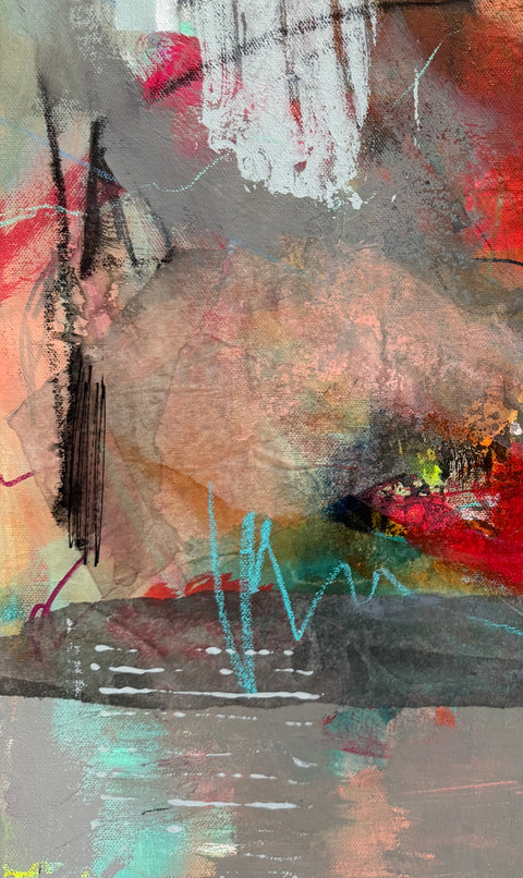Heat  18 x 18 On Canvas
