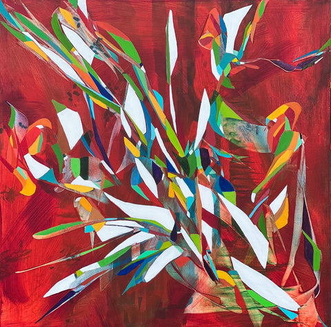 "Intersect" 36 x 36 Acrylic & Oil